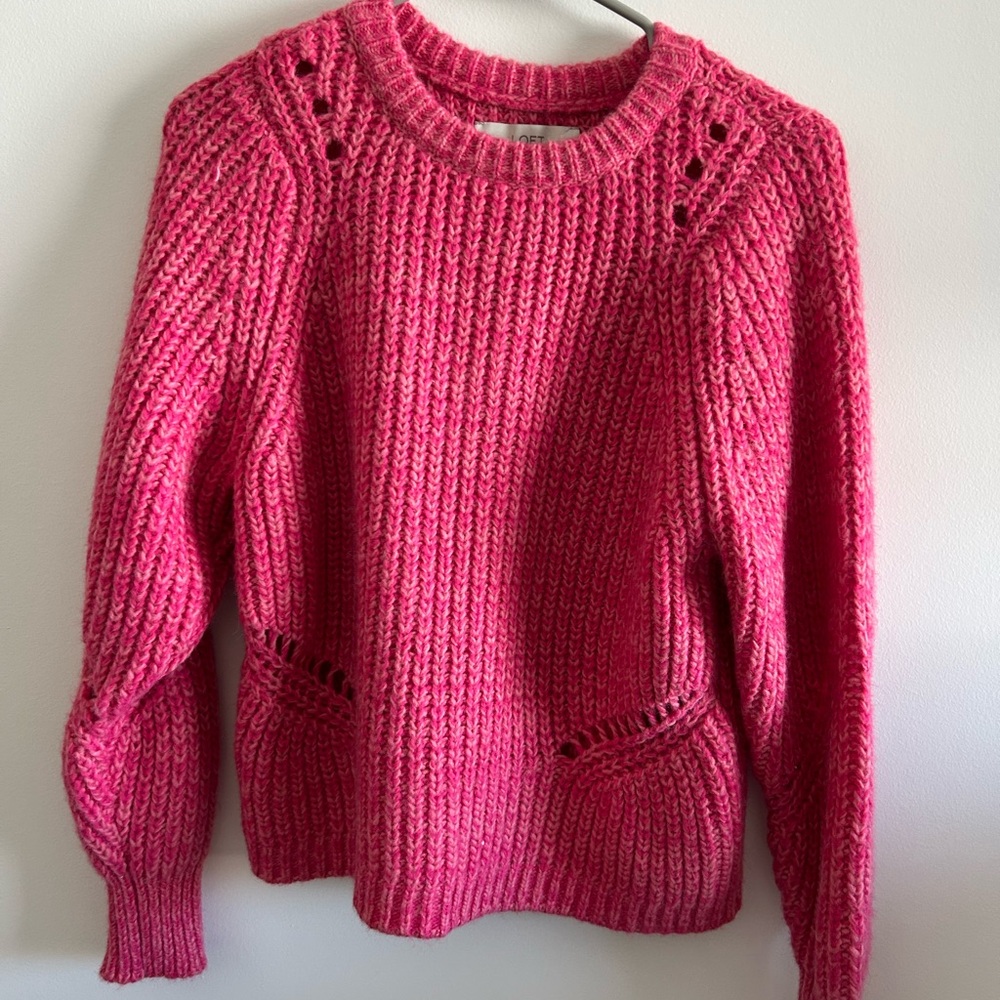 LOFT Pink Knit Women's Sweater